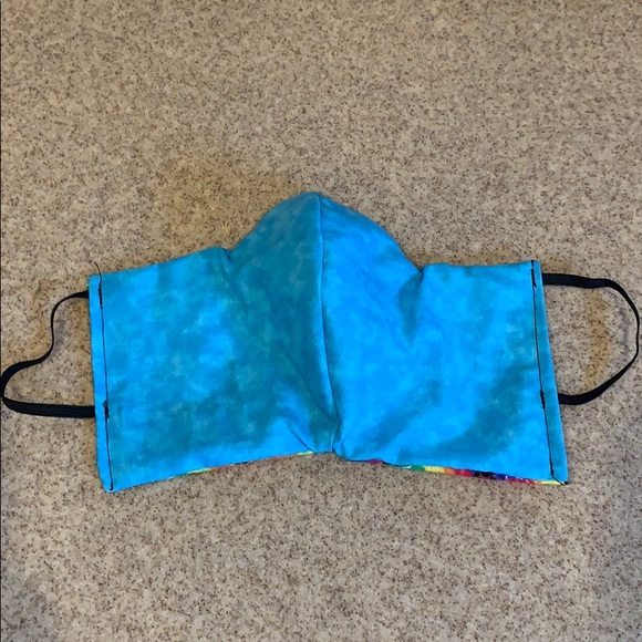 Hand Crafted Accessories - Face Mask Adult Blue Tie Dye